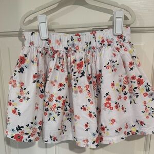Genuine Kids from Oshkosh Floral Cotton Skirt with Pockets